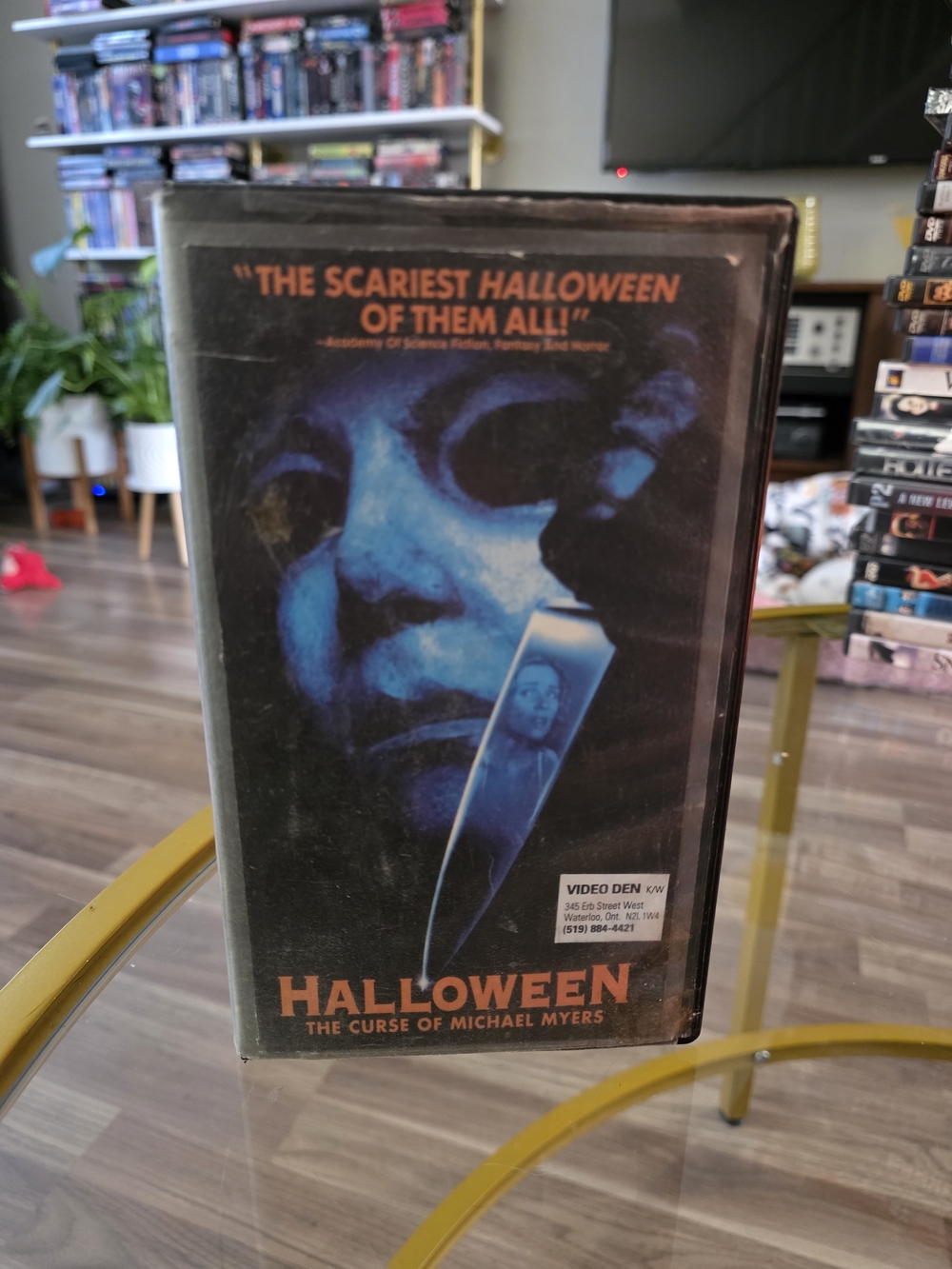 Halloween 6 The Curse Of Michael Myers EX-RENTAL VHS CUTBOX CUTIE